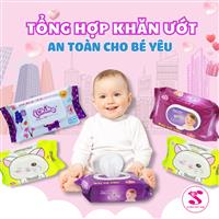 TOP thương hiệu khăn ướt an toàn nhất cho trẻ sơ sinh