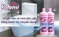 Nước tẩy bồn cầu Kotomi có tốt không?